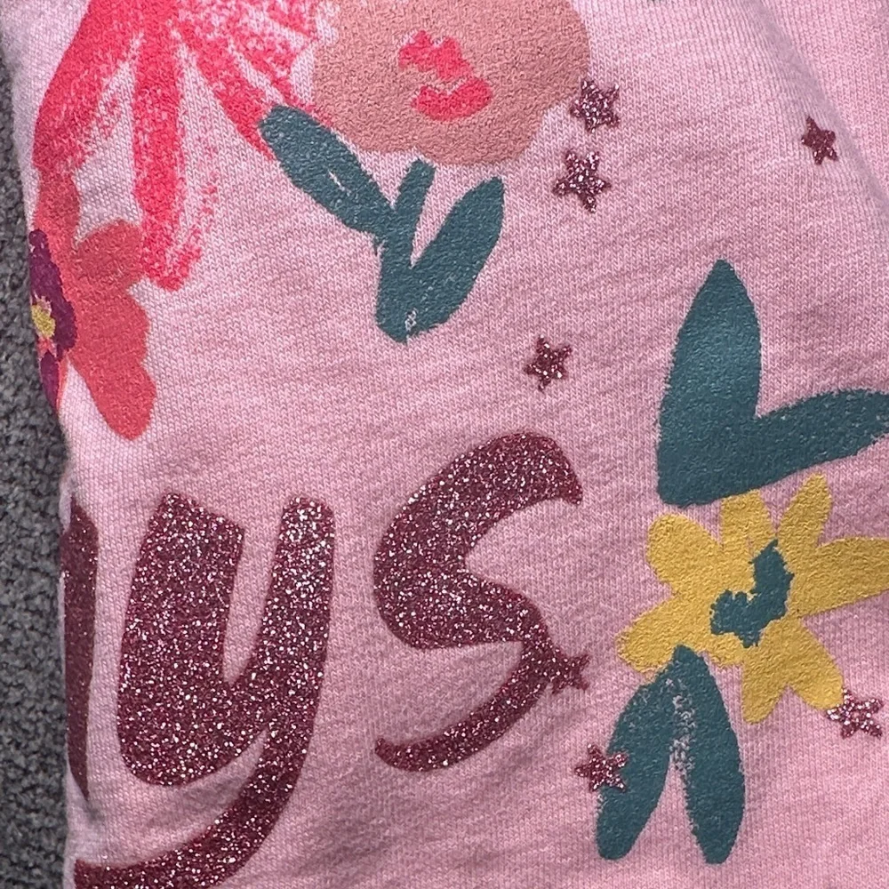 Carter's Floral Graphic Pink Long Sleeve Tee